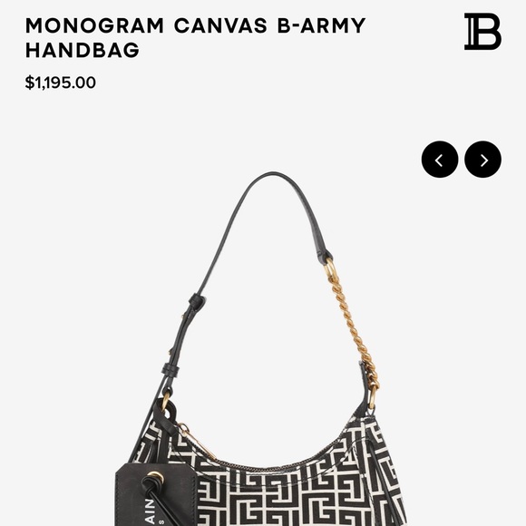 Balmain Monogram Bag - Picture 2 of 6